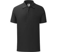 Polo homme Fruit of the Loom 63-402-0 | 65/35 Piqué - Couleur : Noir - Taille : 5XL