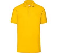 Polo homme Fruit of the Loom 63-402-0 | 65/35 Piqué - Couleur : Tournesol - Taille : 3XL