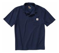 Polo manches courtes bleu navy - taille M - Contractors K570 CARHARTT