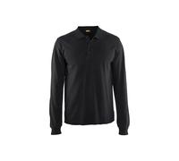 Polo manches longues Blaklader Noir S