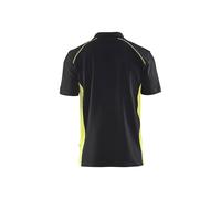 Polo Piqué 3324 Noir/Jaune fluo Blaklader - 332410509933 L