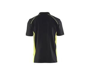 Polo Piqué 3324 Noir/Jaune fluo Blaklader - 332410509933 L