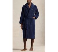 Polo Ralph Lauren pour homme. 714853990001 Peignoir en coton éponge marine (S-M), Homewear