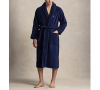 Polo Ralph Lauren pour homme. 714899683009 Peignoir en polaire à col châle marine (XXL), Homewear, Coton