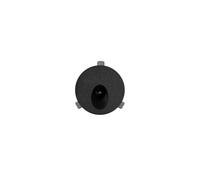 Polo - Spot LED encastrable pour marches Beneito & Faure - 2 W, blanc chaud 3 200 K, 65 ° - Spot rond noir encastrable