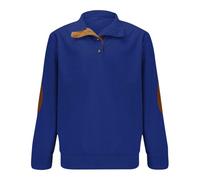 Polo thermique à manches longues pour homme et adulte - Col en V - Chemise de travail en velours côtelé - T-shirt Henley - Polo de golf surdimensionné - Haut de sport pour le travail décontracté et