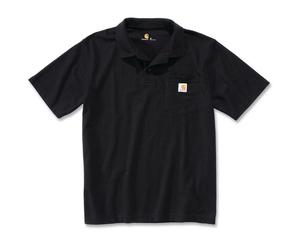 Polo WORKWEAR POCKET noir - CARHARTT - S1K570BLKXS - Manches courtes - Coupe large