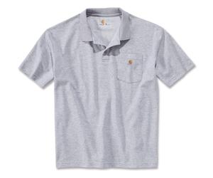 Polo WORKWEAR POCKET TXS gris CARHARTT S1K570HGYXS