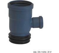 POLOPLAST POLO-KAL NG Dérivation simple intérieur/intérieur 87,5 degrés, DN 110/50