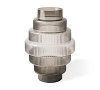 POLSPOTTEN Vase Steps S 30 cm Gris foncé