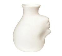 POLSPOTTEN Vase Upside-down Head 25 cm Blanc