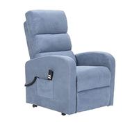 POLTRONE ITALIA Jessica1 Fauteuil releveur inclinable Dispositif Médical kit 4 Roues siège à Micro-Ressorts Doux fauteuils électriques fauteuils de Relaxation Bleu