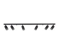 Polux Spot Paris 6 lampes plafond - Noir