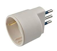 POLY POOL - Adaptateur avec fiche blanche.
