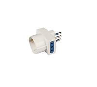 Poly Pool Adaptateur Triple Fiche Petite et 2 Prises 10 A et 1 Prise Standard Allemand, PP0467.6S
