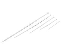 Poly Pool Lot de 100 Colliers de Serrage 3,6 x 140 mm Bianche pour câblage électrique intérieur Ø 3 à 33 mm PP0309.1