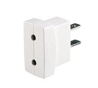 Poly Pool pp0435q Adaptateur de Voyage, Blanc