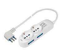 Multiprise Poly Pool PRO535XL 4 prises CA intérieure blanc