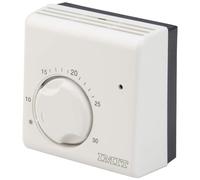 Poly Pool - PP1461 Thermostat électromécanique 230V - Thermostat de chaudière Plage de réglage +5°C/+30°C - Thermostat d'ambiance Mural avec Fonction antigel et Signal Lumineux pour chaudière