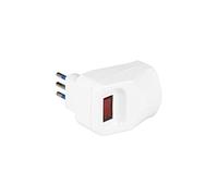Poly Pool PP2387 Adaptateur multitaille 10 A 3 prises 10/16 A Blanc