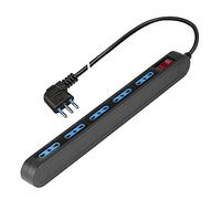 Poly Pool PP2524.2 5 Prises 10/16 A 2P+T, Noir