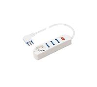 Poly Pool PP2530 multiprise 1,5 m 4 sortie(s) CA Intérieure Blanc