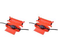 POLY POOL - PP2600 Boîte étanche Protection de la jonction fiche-Prise - Boîte étanche pour l'extérieur avec Couvercle de Prise avec Dispositif de Verrouillage et œillets de Fixation (Lot de 2)