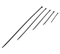 Poly Pool PP309.12 Lot de 100 Colliers de Serrage 3,6 x 140 mm pour câbles intérieurs et extérieurs Noir