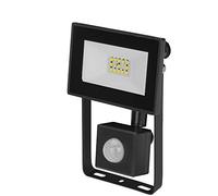 POLY POOL - PP3136 Projecteur LED d'extérieur portable de 10 W 970 LM - Spot avec capteur crépusculaire et étrier de fixation ajustable - Projecteur LED d'extérieur pour garage, chantier et camping