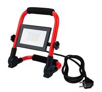 POLY POOL - PP3139 Projecteur LED d'extérieur portable 20W 2000LM - Projecteur LED d'extérieur étanche avec pied et poignée - Câble de 2m - Projecteur LED d'extérieur pour garage, chantier et camping