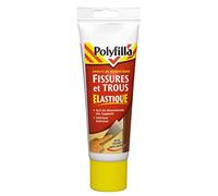 POLYFILLA Enduit de Rebouchage Fissures et Trous Elastique - reste flexible après séchage - Intérieur et Extérieur - Pâte Tube 330 G