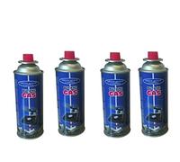 Polyflame Lot de 4 Cartouches Recharge gaz 220g MSF-1a ECHARGE GAZ pour RECHAUDS & CHALUMEAUX