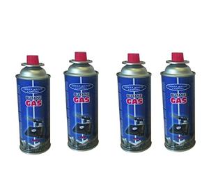 Polyflame Lot de 4 Cartouches Recharge gaz 220g MSF-1a ECHARGE GAZ pour RECHAUDS & CHALUMEAUX
