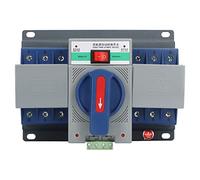 PolyGen 63A 400V Commutateur de transfert, commutateur de puissance double 3P avec résistance aux impulsions 4KV pour systèmes électriques, montage sur trou de vis M6