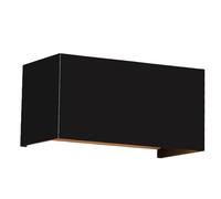 PolyGen Applique murale moderne avec éclairage double directionnel pour couloirs et patios offrant une lumière vive et claire, applique murale en aluminium et en verre