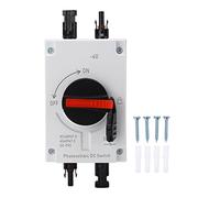 PolyGen - Interrupteur de déconnexion Solaire, 1200v DC, 32a, 4P, connecteur M20, isolateur IP66, avec Verrouillage par Mot de Passe, pour Camping-Car Hors réseau et systèmes