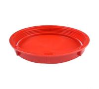 Polypropylène pour couvercle de réservoir ibc 1000L anti-poussière | Anneau en caoutchouc étanche, s'adapte exactement aux réservoirs de 1000 L, empêche les fuites, polypropylène robuste, rouge