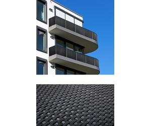 Polyrattan PVC Tapis de protection visuelle 300x90 Clôture de balcon Coupe-vent anthracite