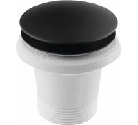 Polysan - Bonde pour baignoire sans trop-plein, Click-Clack, noir 71704B