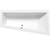 Polysan Andra baignoire d'angle slim 180x90 cm côté droit blanc 78771S