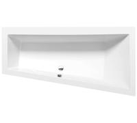 Polysan - Baignoire asymétrique Andra R, 180x90x45 cm, blanc 78771