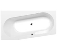 Polysan - Baignoire asymétrique ASTRA WL, 165x90x48 cm, à gauche, blanc 30611