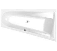 Polysan - Baignoire asymétrique CHIQUITA R, 170x100x45 cm, à droite, blanc 92619