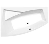 Polysan - Baignoire asymétrique EVIA 170 L 170x100x47 cm, blanc 21611