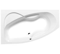 Polysan - Baignoire asymétrique MAMBA L, 160x95x44 cm, à gauche, blanc 27111