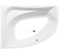 Polysan - Baignoire asymétrique TANYA L, 160x120x49 cm, à gauche, blanc 65119