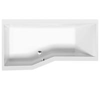 Polysan - Baignoire asymétrique VERSYS L, 170x84x47 cm, gauche, blanc 70111