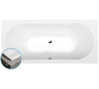 Polysan - Baignoire asymétrique Viva Slim R, 175x80x47 cm, blanc 78119S