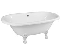 Polysan - Baignoire îlot Regata, 175x85x61 cm, pieds blanc 10221