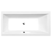 Polysan - Baignoire rectangulaire Cleo, 150x75x48 cm, blanc 27611